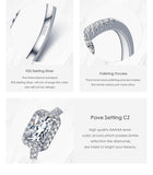 Sparkling Clear AAA+ Quality CZ Diamonds Engagement Ring - Rings Universe
