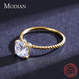 High Quality Luxury Square Cushion Cut CZ Diamond Ring - Rings Universe