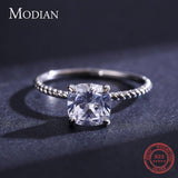High Quality Luxury Square Cushion Cut CZ Diamond Ring - Rings Universe