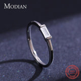 Silver Fashion Emerald Cut AAA+ Quality CZ Diamonds Ring - Rings Universe