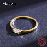 Silver Fashion Emerald Cut AAA+ Quality CZ Diamonds Ring - Rings Universe