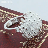 Fashion Silver Firework Coral Ring for Women - Rings Universe