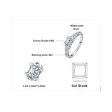 Captivating Celtic Knot Princess CZ Diamonds Ring - Rings Universe