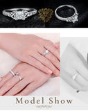 Captivating Celtic Knot Princess CZ Diamonds Ring - Rings Universe