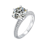 Amazing Solitaire 1ct 2ct 3ct Moissanite Diamond Ring - Rings Universe