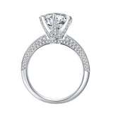 Amazing Solitaire 1ct 2ct 3ct Moissanite Diamond Ring - Rings Universe