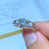 Desirable Moissanite Diamond 0.5ct Wedding or Engagement Ring - Rings Universe