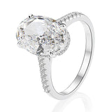 9ct Radiant Cut Lab Diamond Luxury Ring sets - ringsuniverse