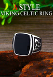 Valknut Signet Odin Symbol Viking Biker Ring - ringsuniverse