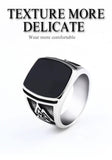 Valknut Signet Odin Symbol Viking Biker Ring - ringsuniverse