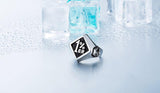 Stainless Steel One Percenter Biker Punk Ring - ringsuniverse