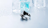Stainless Steel One Percenter Biker Punk Ring - ringsuniverse