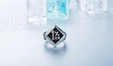 Stainless Steel One Percenter Biker Punk Ring - ringsuniverse