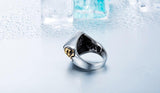 Stainless Steel One Percenter Biker Punk Ring - ringsuniverse