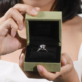 Classic 2ct Round Cut Sona Diamond Wedding Ring - Rings Universe