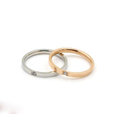 Fashion Superfine Crystal Titanium Steel Ring - Rings Universe