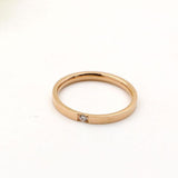 Fashion Superfine Crystal Titanium Steel Ring - Rings Universe