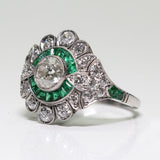Hollow Retro Flower Shape Zircon Jewelry Ring - Rings Universe