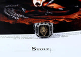 Steel Plated-Gold Lion Head Top Quality Ring - ringsuniverse