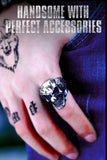 Skull Joker Face Design Punk Ring - ringsuniverse