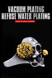Skull Joker Face Design Punk Ring - ringsuniverse