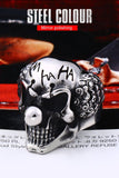 Skull Joker Face Design Punk Ring - ringsuniverse