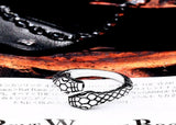 Double Snake Headed Animal Finger Ring - ringsuniverse