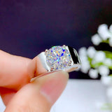 New 2021 Wonderful 1/2/3 Carat Moissanite Men's Ring - Rings Universe