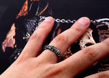 Unique Thin Skull Lady's Finger Ring - ringsuniverse