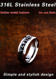 Antique Viking Norse Rune Punk Ring - ringsuniverse