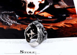 Fashion The Snake Medusa Ring For Men - ringsuniverse