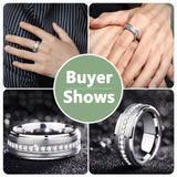 Tungsten Carbide AAA+ CZ Diamonds Ring - Rings Universe