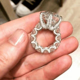 Vintage Oval Pear Heart cut 8ct Lab Diamond Luxury Ring - Rings Universe