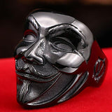 V for vendetta Men Biker Ring - ringsuniverse