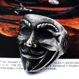 V for vendetta Men Biker Ring - ringsuniverse