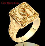 Creative Personality Two-tone Knight Rings for Men - ringsuniverse