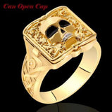 Creative Personality Two-tone Knight Rings for Men - ringsuniverse