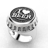 Creative Personality Two-tone Knight Rings for Men - ringsuniverse