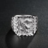 Creative Personality Two-tone Knight Rings for Men - ringsuniverse