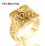 Creative Personality Two-tone Knight Rings for Men - ringsuniverse