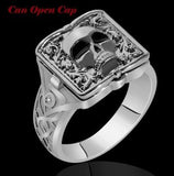 Creative Personality Two-tone Knight Rings for Men - ringsuniverse