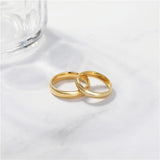 Classic Tungsten Gold Color Wedding Rings for Women and Men - ringsuniverse