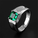 Fine Lab Emerald Sapphire Ruby Rings - Rings Universe