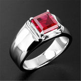 Fine Lab Emerald Sapphire Ruby Rings - Rings Universe
