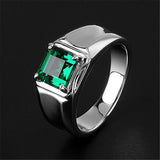 Fine Lab Emerald Sapphire Ruby Rings - Rings Universe