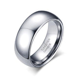 Classic Pure Tungsten Carbide  Men Women Wedding Rings - ringsuniverse