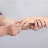 Classic Pure Tungsten Carbide  Men Women Wedding Rings - ringsuniverse