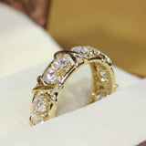 Charming 4mm Lab Diamond Engagement Wedding Ring - ringsuniverse
