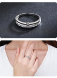 Silver Line Fashion AAA+ Quality CZ Diamonds Luxury Ring - Rings Universe