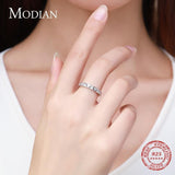 Silver Classic Ten Hearts AAA+ Quality CZ Diamonds Ring - Rings Universe